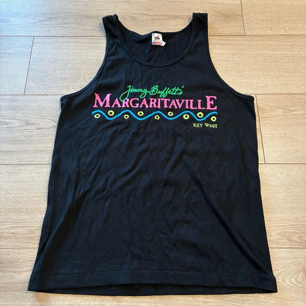 NEW DEADSTOCK Vintage Jimmy Buffett Margaritaville Racerback Tank Top Size M